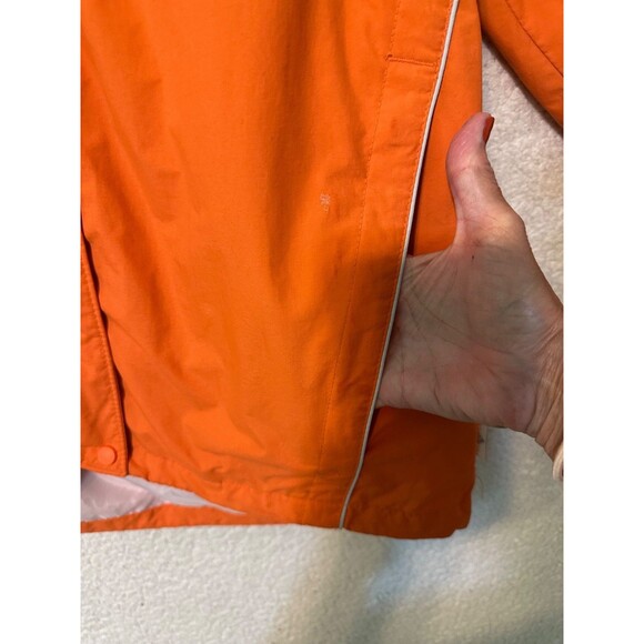 Columbia‎ XCO Jacket Women Small Orange White PACKABLE Full Zip Hooded Softshell - Picture 6 of 16